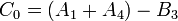 C_0 = - B_3 ~~