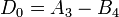D_0 = A_3 - B_4 ~~