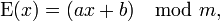\mbox{E}=\mod{m},