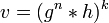 \ v =^k 