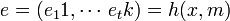 \ e = = h