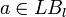 a \in LB_l