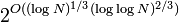 2^{O^{1/3}^{2/3})}