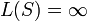 L = \infty