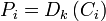 P_i = D_k \left
