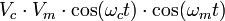 V_c \cdot V_m \cdot \cos\cdot\cos
