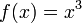 f={x^3} \!\ 