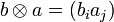 b \otimes a =