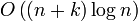O \left\log n \right)