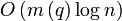 O \left \log n \right)