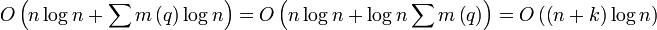 O \left \log n \right) = O \left \right) = O \left \log n \right)