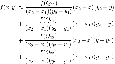  
\begin{align}
f &\approx \frac{f}{} \\
& + \frac{f}{} \\
& + \frac{f}{} \\
& + \frac{f}{}. 
\end{align}
