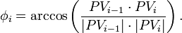 \phi_i = \arccos\left.