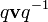 q \mathbf{v} q^{-1}