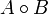 A \circ B