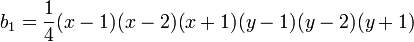 b_{1} = \frac{1}{4}