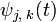  {\psi}_{j, \;k} 