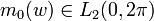  m_0\in L_2 