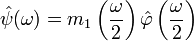  \hat{\psi}=m_{1}\left \hat{\varphi}\left