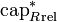 {\text{cap}^*_R}_\text{rel}