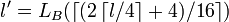 l^\prime = L_B