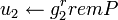 u_2 \leftarrow g_2^r rem P