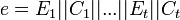 e=E_1||C_1||...||E_t||C_t\,