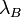 \lambda_B \,