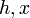 h,x\,
