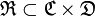 \mathfrak{R} \subset \mathfrak{C} \times \mathfrak{D}
