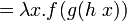 = \lambda x. f)