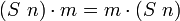  \cdot m = m \cdot